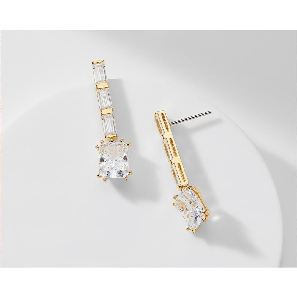 Nadri - Chateau Crystal Linear Drop Earrings